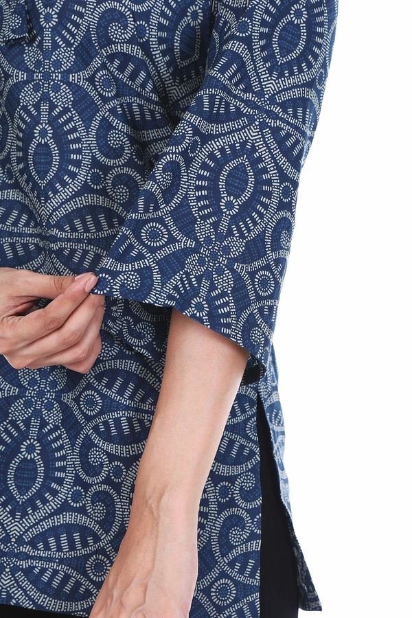 Bandh short kurti, bandhani print
