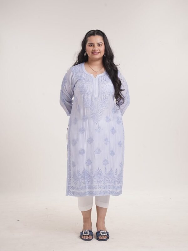 Muslin Kurti — Royal Indigo Blue