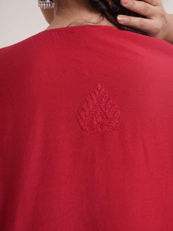 Everyday Kurti — Festive Crimson Red image 4