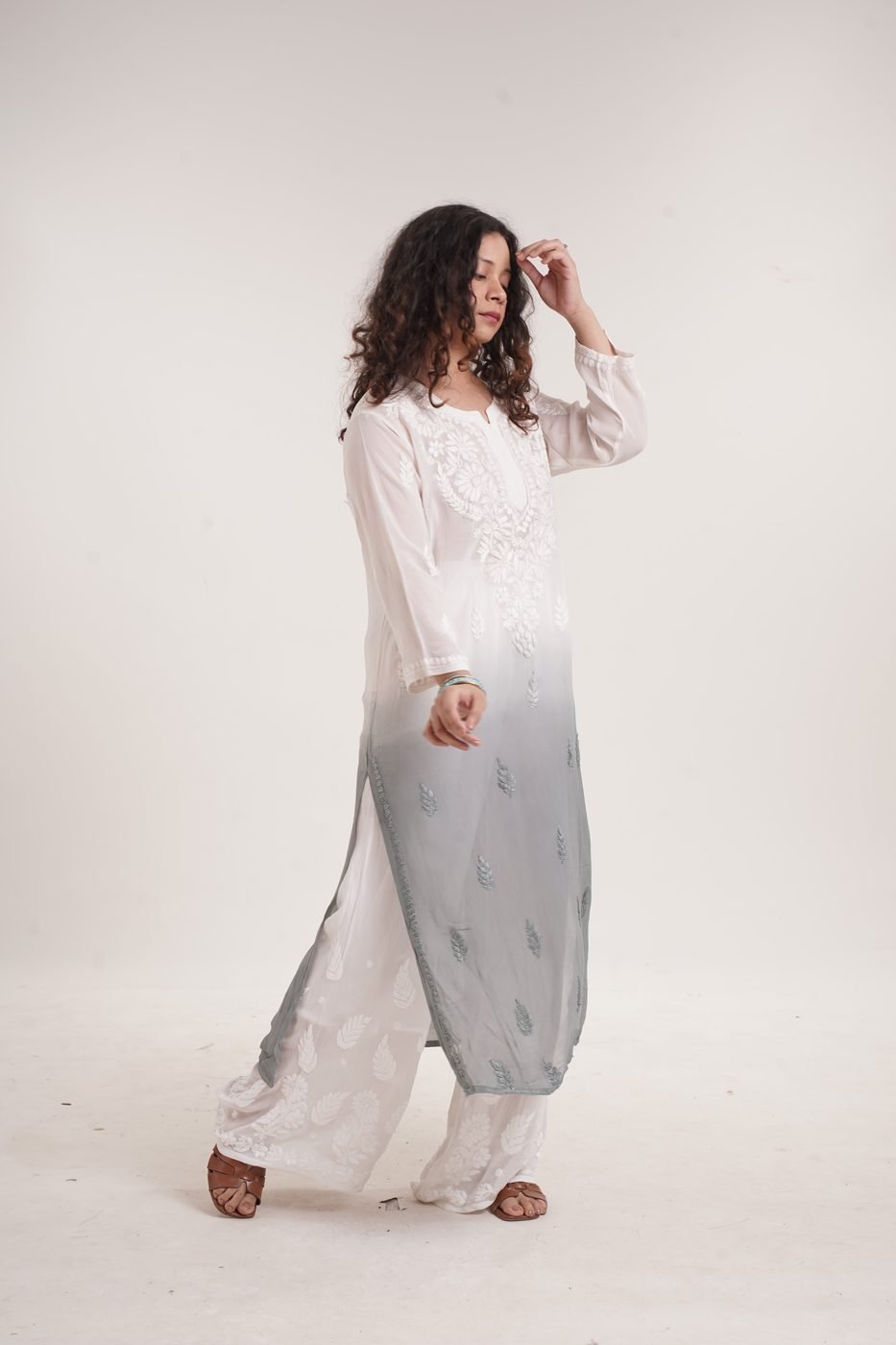 Viscose Set with Parallel — Ombre Slate & Ivory